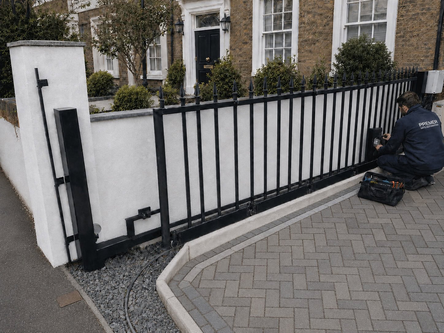 Round the corner gate system service